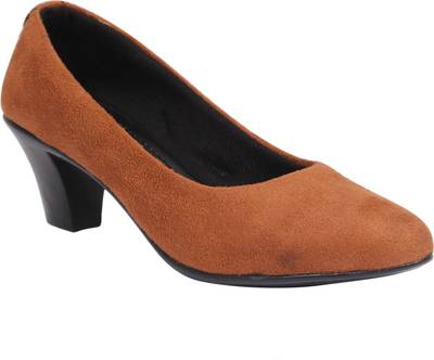Lily Women 915, Tan Heels