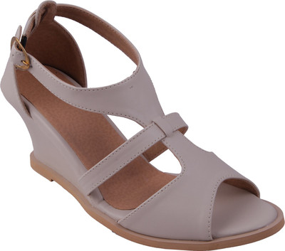 

Adorn Women Beige Wedges