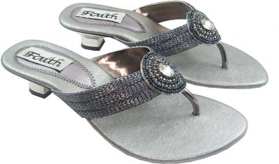 Faith Women Gun Metal Heels