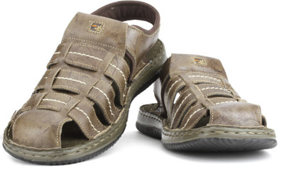 

Woodland Men Olive Green Sports Sandals