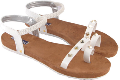 

ZAISHA Women White Flats