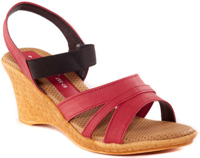 

Dolphin Miles Women Red Wedges