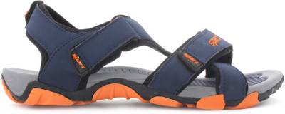Sparx Men Navy Blue Orange Sports Sandals