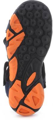 Sparx Men Navy Blue Orange Sports Sandals