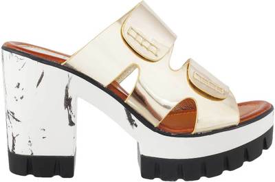 Metro Women 15,Gold Heels
