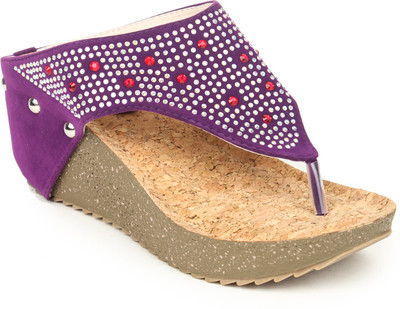 

Pede Milan Women Purple Wedges