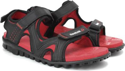 Reebok Men BLK/ RED RUSH Sports Sandals