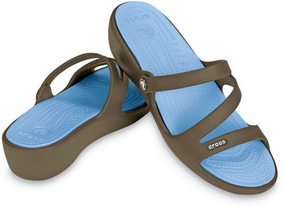 

Crocs Women Brown Wedges