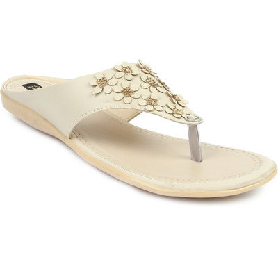 

CUTE FEET Women Beige Flats