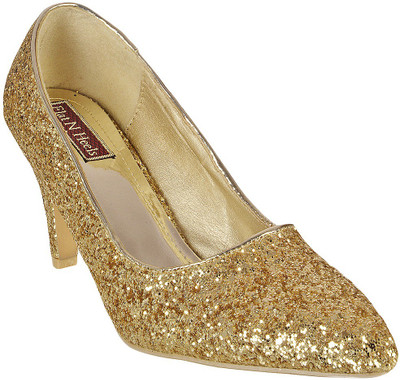 

Flat n Heels Women Gold Heels
