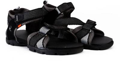 Sparx Men Black Grey Sports Sandals
