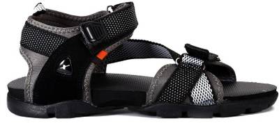 Sparx Men Black Grey Sports Sandals