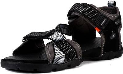 Sparx Men Black Grey Sports Sandals