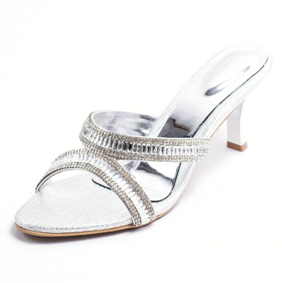

Hepburnette Women Silver Heels