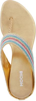 Mochi Women 15,Gold Heels