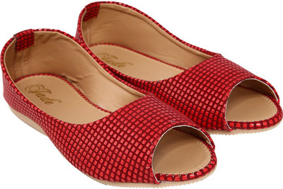 Jade Women Maroon Flats