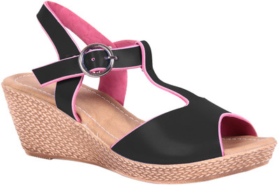 

Adorn Women Black Wedges