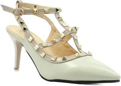 Shuberry Women White Heels