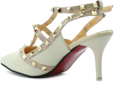 Shuberry Women White Heels