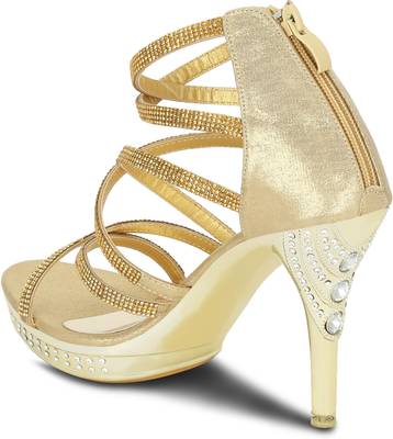 Kielz Women Gold Heels