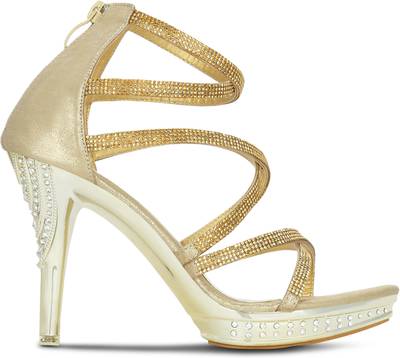 Kielz Women Gold Heels