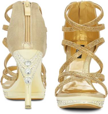 Kielz Women Gold Heels