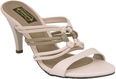 Shumiya Women Cream Heels