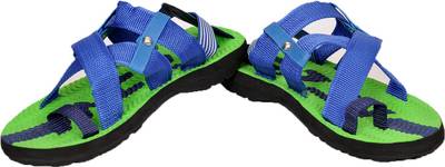 Flute Men Blue and green Sandals