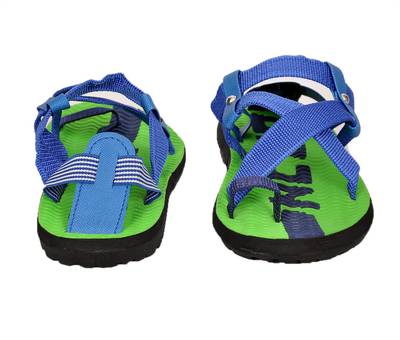 Flute Men Blue and green Sandals
