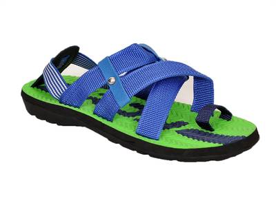 Flute Men Blue and green Sandals