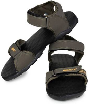 Sparx Men Black Sandals