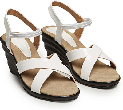 

Bare Soles Women white Wedges