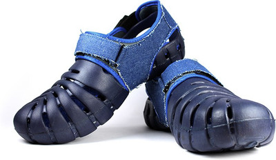 

Globalite Men Grey Blue Denim Sports Sandals