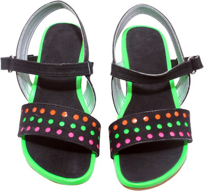 

Avani Industries Girls Sports Sandals(Green