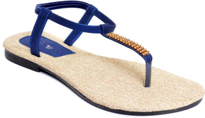 

Indirang Women Blue Flats