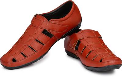 HNT Men Tan Sandals