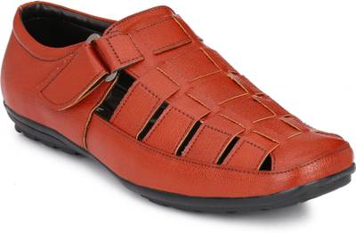 HNT Men Tan Sandals