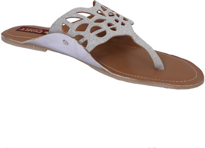 

Port Women Silver Flats