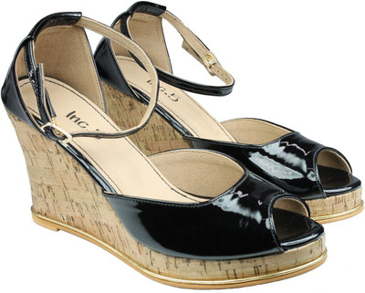 

Inc.5 Women BLACK Wedges