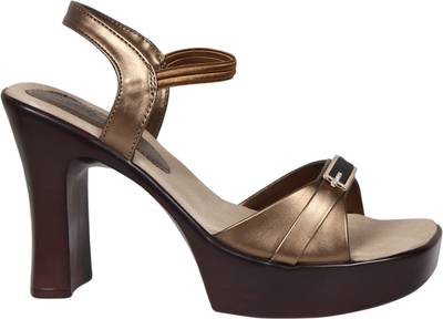 Lily Women Gold Heels