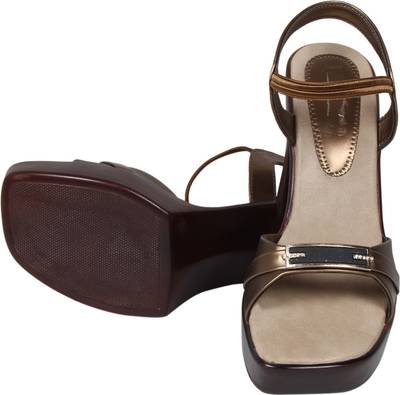 Lily Women Gold Heels