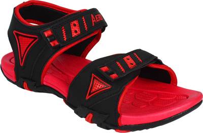 Aero Men BLK::RED::RED Sandals
