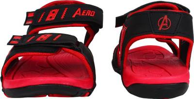 Aero Men BLK::RED::RED Sandals