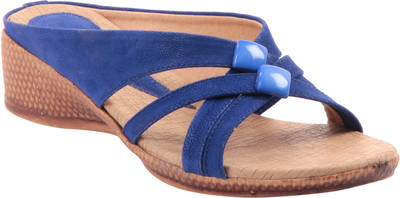 

Adorn Women Blue, Brown Wedges