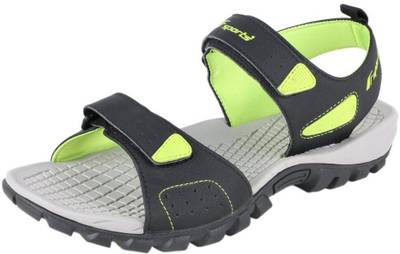 Fsports Men Black Green Sandals