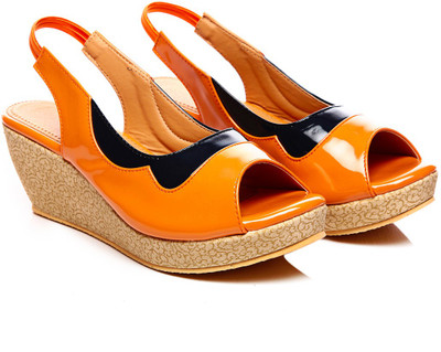 Nell Women Orange Sandals