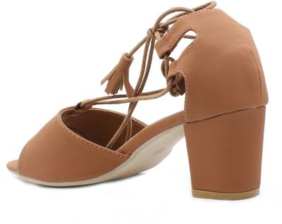 Shuberry Women Tan Heels