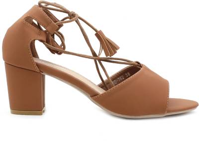 Shuberry Women Tan Heels