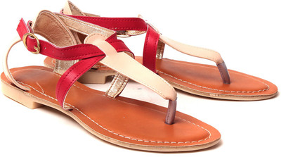 

Bare Soles Women red Flats