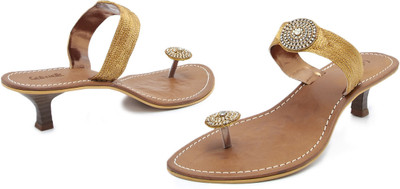 

Catwalk Women Gold Heels